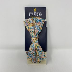 Stafford Bow Tie & Pocket Square Combo Floral